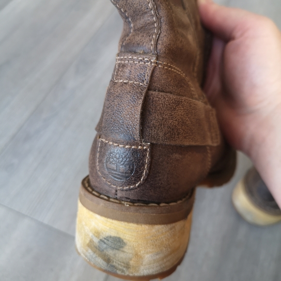 Timberland Waterproof Quilted Earthkeeper Slip On Mid Calf Boot Womens Brown 7.5 - Picture 11 of 16